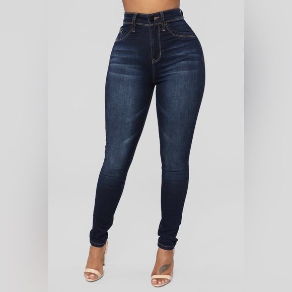 Fashion Nova Jeans | Dark Blue - Picture 6 of 10